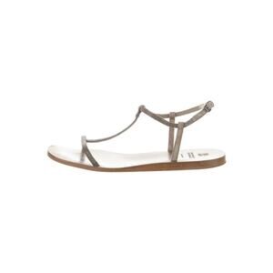 ❤️Brunello Cucinelli Leather Crystal Sandals❤️